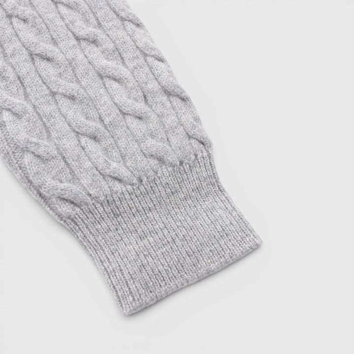 Stylish men's half zip knit pullover, offering a timeless & flattering fit for versatile layering.