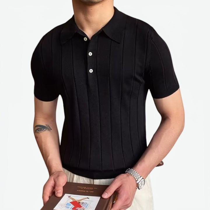 Classic men's short-sleeve polo shirt, perfect for smart casual & everyday style. Comfortable and versatile.