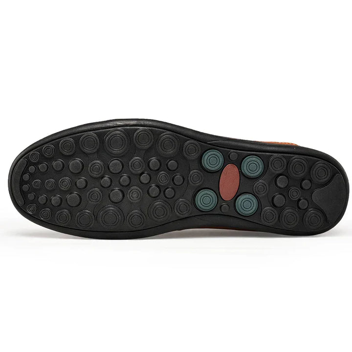 Stylish men's slip-on loafers, a comfortable and versatile choice for modern fashion.