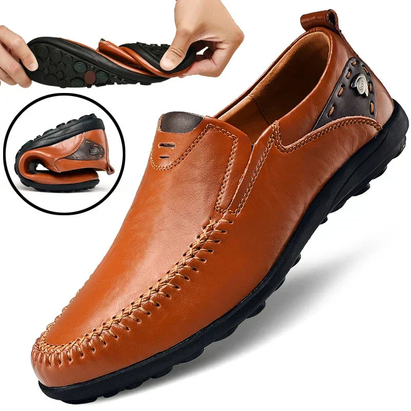Men's versatile slip-on loafers, offering premium comfort and everyday style for any occasion.