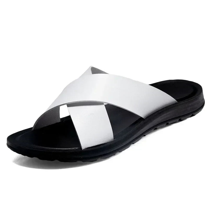 Lightweight men's slip-on sandals, perfect for beach, outdoor activities, or vacation.