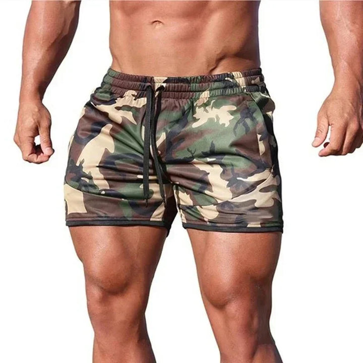 Stylish men's quick-dry board shorts, ideal for summer beach days & water sports. Comfortable mesh lining.