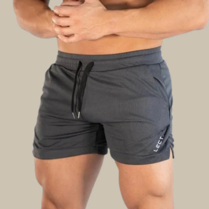Stylish men's quick-dry swim shorts in vibrant color, perfect for athletic activities, swimming, or casual beach wear.