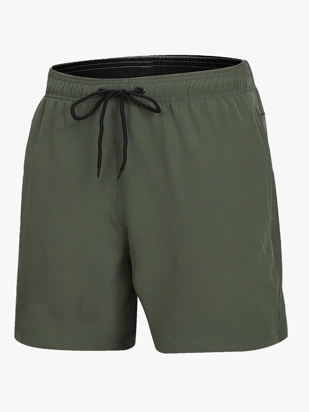 Stay comfortable in men's quick-dry stretch swim shorts, perfect for beach, pool & vacation.