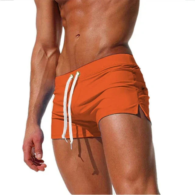 Versatile men's quick-dry shorts, perfect as swimwear, beachwear, or casual summer attire.