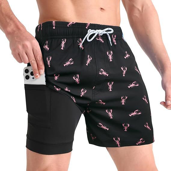 Stylish men's swim trunks, perfect for beach, pool, or summer fashion. Quick-dry comfort.