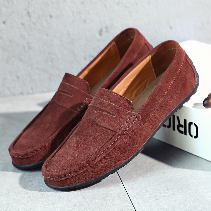 Premium men's slip-on loafers, sophisticated casual shoes for timeless elegance and daily comfort.