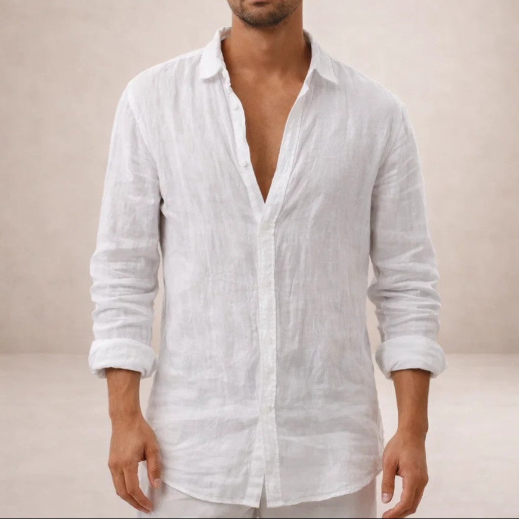 Stylish men's button down shirt, regular fit. Ideal casual top for summer fashion & everyday wear.