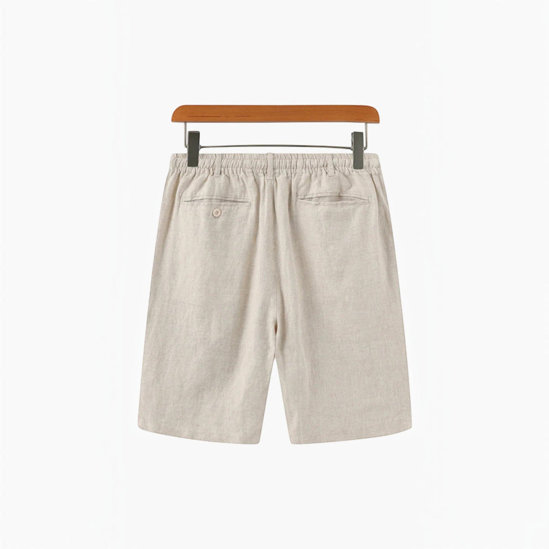Men's relaxed fit beach shorts, ideal for summer vacation & casual warm weather style.