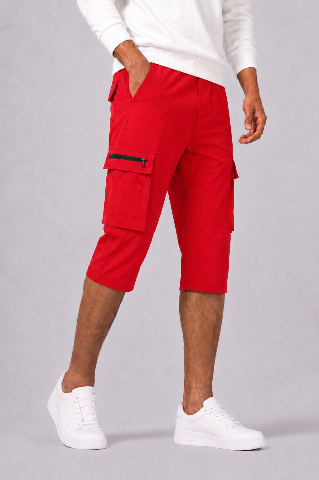 Durable men's cargo shorts, excellent for adventure wear, summer outings & daily fashion.