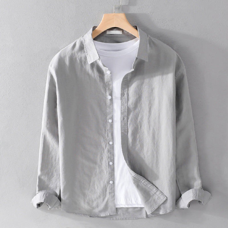 Stylish men's relaxed fit casual shirt, perfect for a smart-casual look or comfortable daily attire.