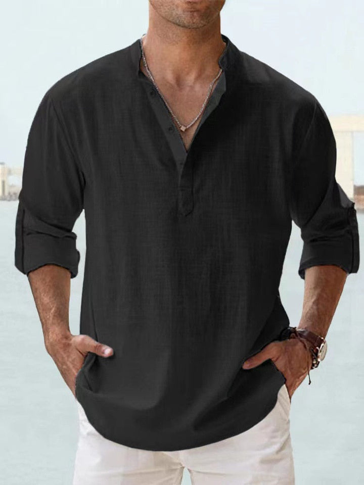Stylish men's casual shirt, relaxed fit, perfect for summer comfort & everyday style.
