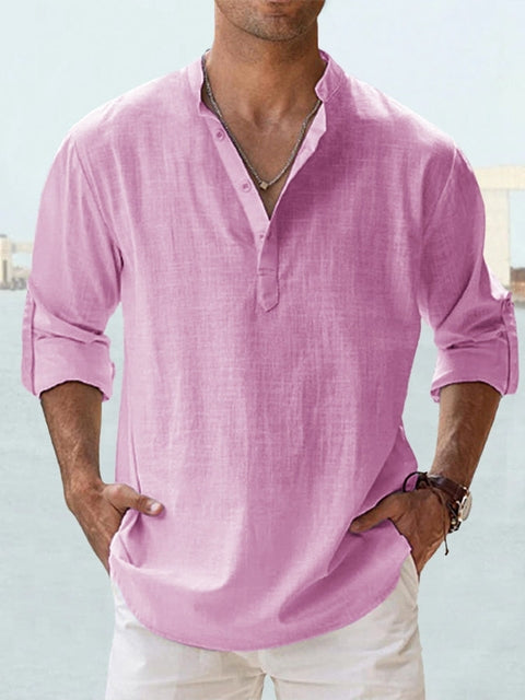 Relaxed fit men's shirt, casual style, breathable comfort, essential everyday menswear top.