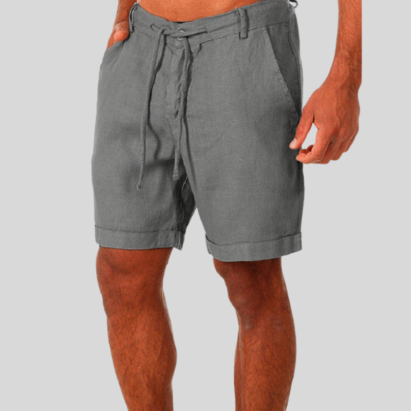 Versatile men's casual shorts, relaxed fit & drawstring. Essential for weekend wear, beach, and leisure.