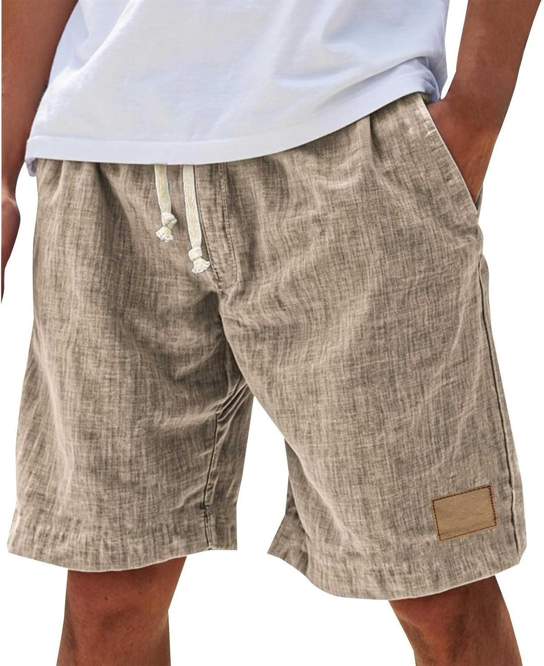 Men's relaxed fit casual summer shorts, lightweight & breathable, perfect for everyday wear.