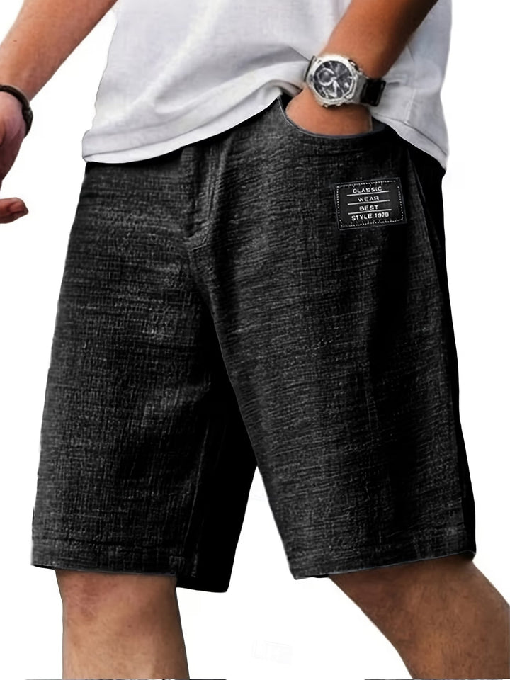 Men's relaxed fit comfort shorts for everyday wear. Soft fabric and versatile style for leisure.