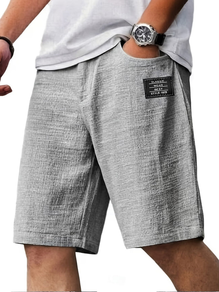 Comfortable men's relaxed fit shorts with soft fabric, perfect for everyday wear and casual summer style.