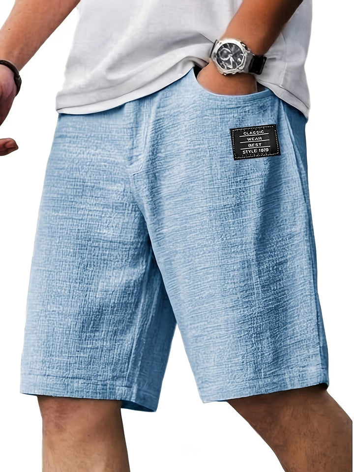 Men's classic relaxed fit shorts. Great for everyday comfort, casual summer outfits, and leisure wear.