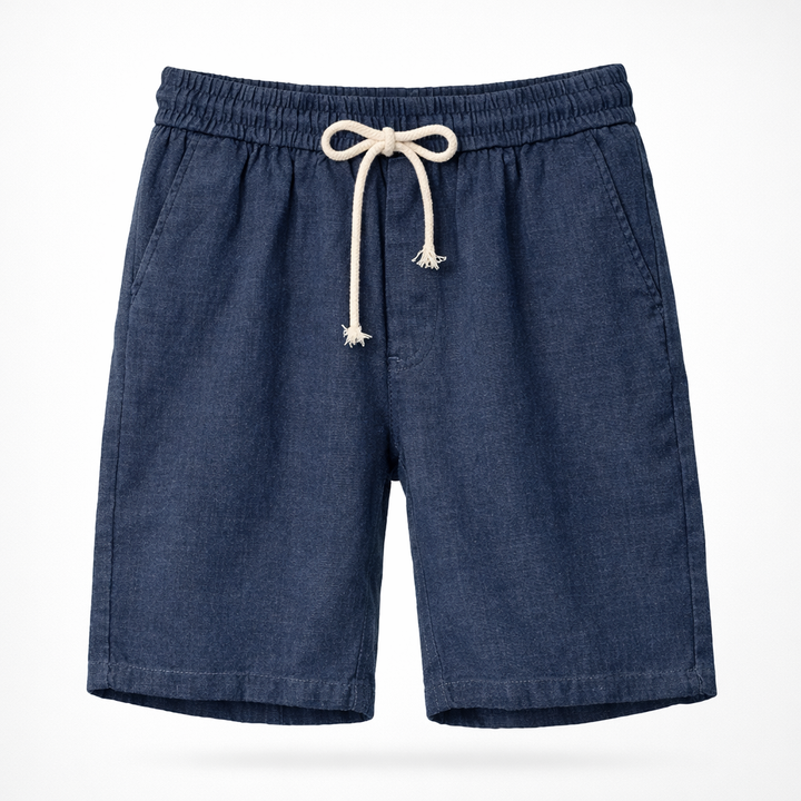 Stylish men's everyday shorts, relaxed fit drawstring design for ultimate summer comfort & versatility.