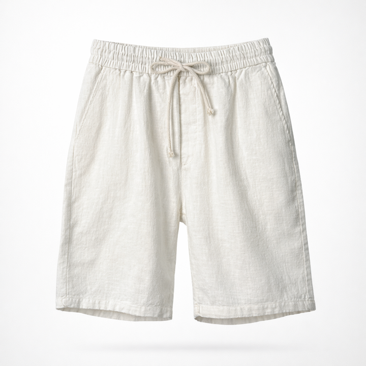 Men's casual drawstring shorts, relaxed fit for warm weather, an essential piece for summer fashion.