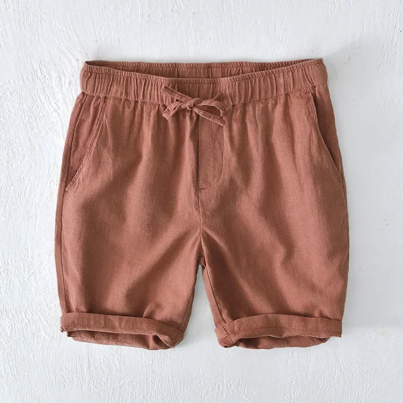 Men's relaxed fit drawstring shorts for casual summer style and comfort.
