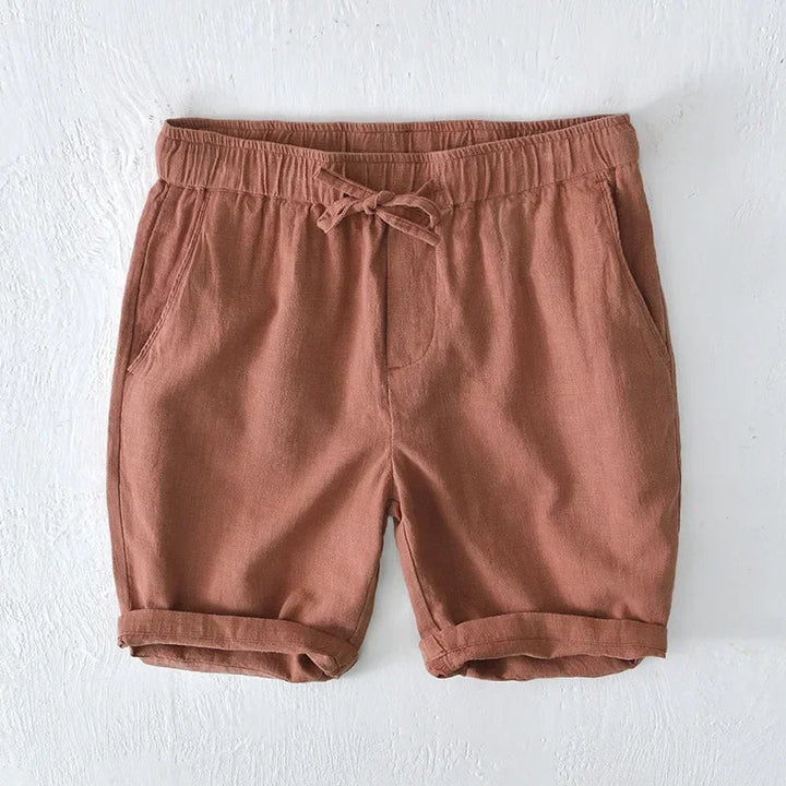 Men's relaxed fit drawstring shorts for casual summer style and comfort.