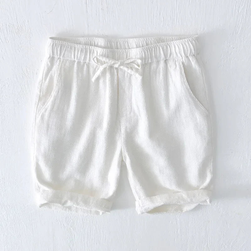 Knee-length men's drawstring shorts with a relaxed fit for ultimate summer comfort.