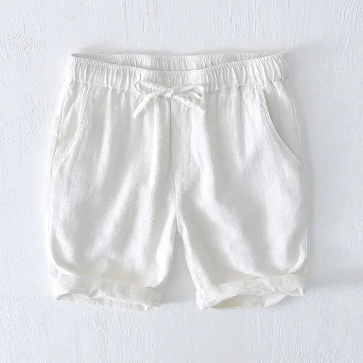 Knee-length men's drawstring shorts with a relaxed fit for ultimate summer comfort.