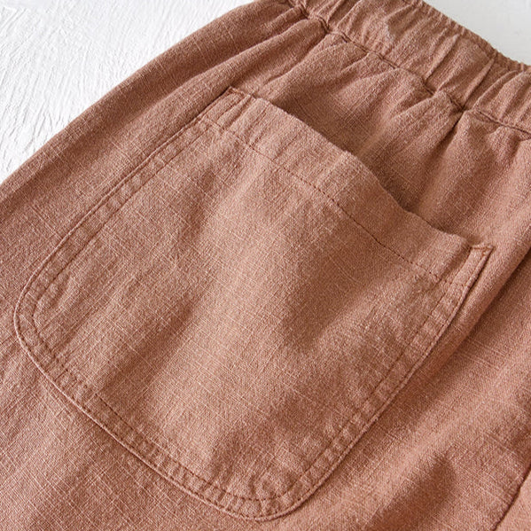 Soft, relaxed fit men's drawstring shorts for casual summer comfort and style.