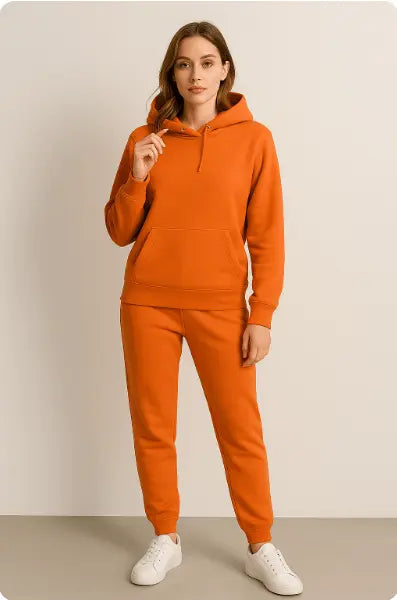 Men's casual hoodie set. Relaxed fit top & matching joggers for a comfortable everyday look.