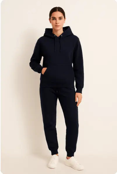 Durable men's relaxed fit tracksuit. Hoodie & jogger built for comfort & everyday use.