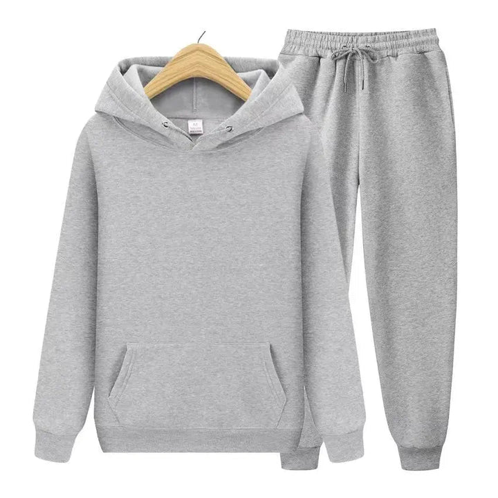 Men's comfortable hoodie & jogger set. Relaxed fit for lounging or light activities.