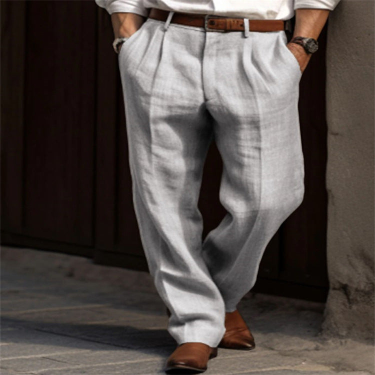 Men's lightweight travel pants, relaxed fit for ultimate summer comfort & vacation style.