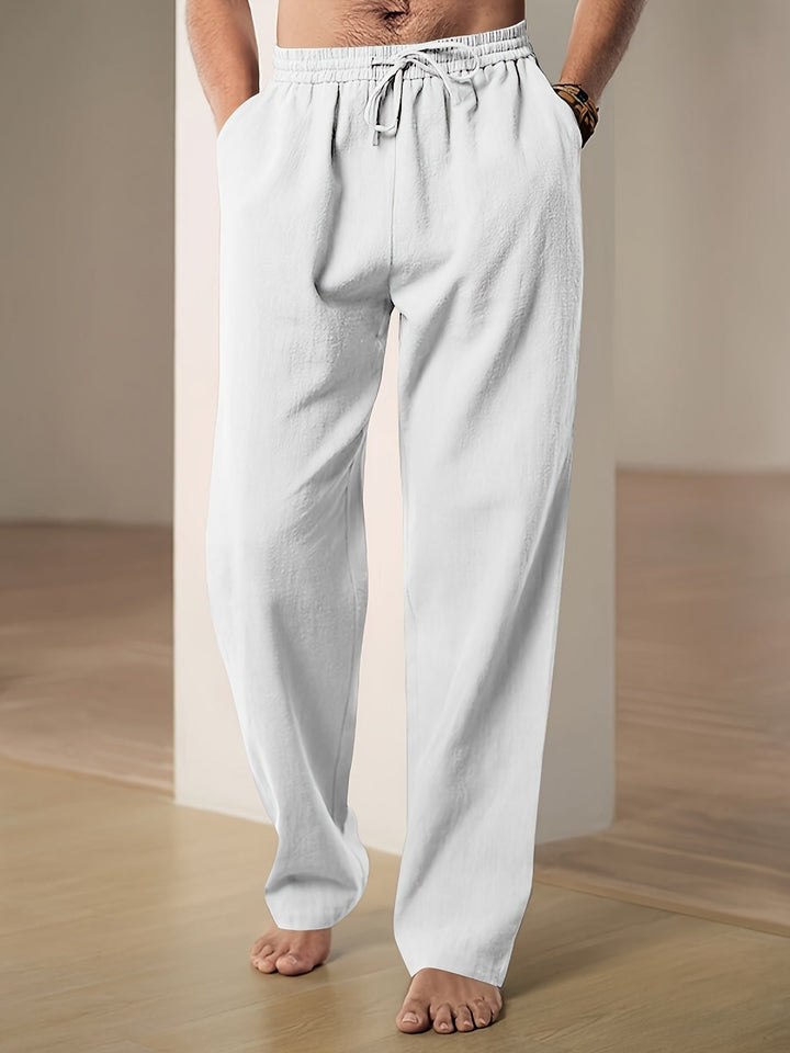 Modern men's lightweight lounge pants, offering a relaxed fit and ultimate everyday comfort.