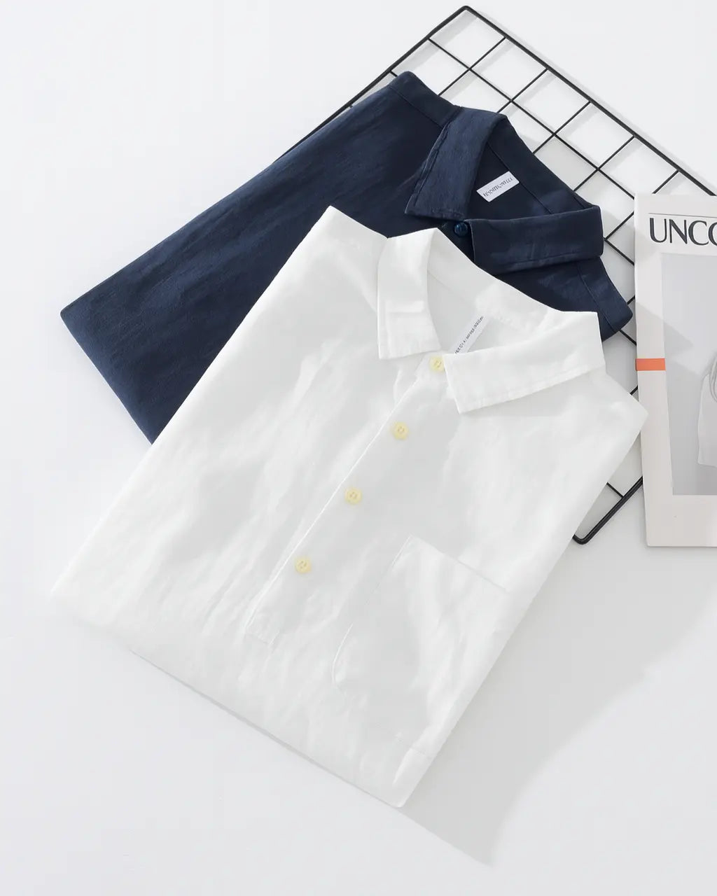 Stylish men's relaxed fit popover shirt, offering breezy comfort for any casual summer occasion.