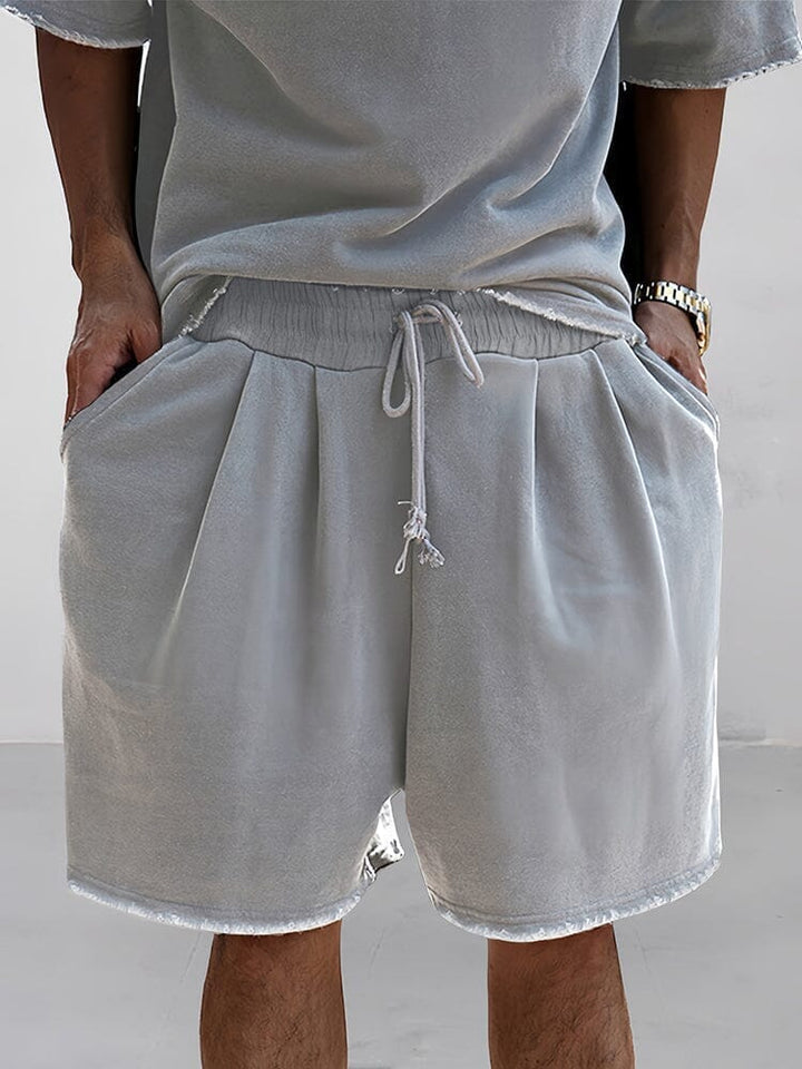 Men's solid relaxed fit sports set for everyday comfort, a stylish and practical tracksuit.