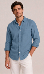 Faded Denim Blue