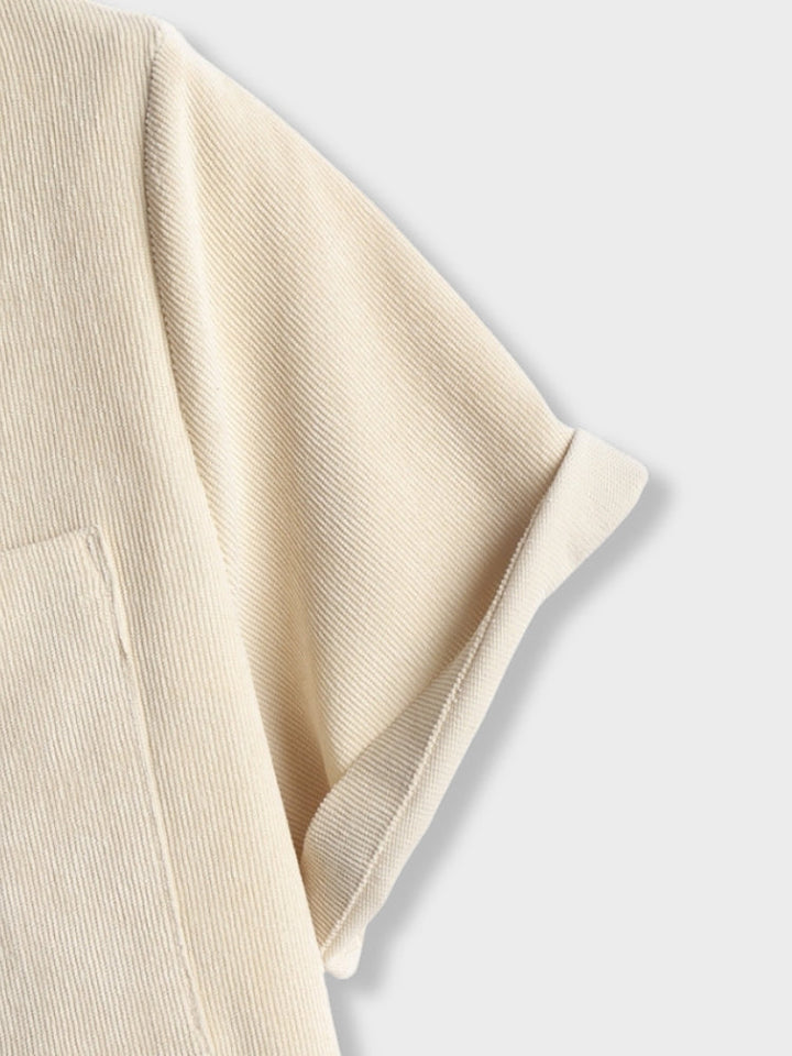 Men's casual beachwear set. Coordinated short sleeve shirt & shorts for a stylish summer look.