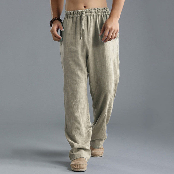 Comfortable men's relaxed fit trousers, ideal for all-day wear.