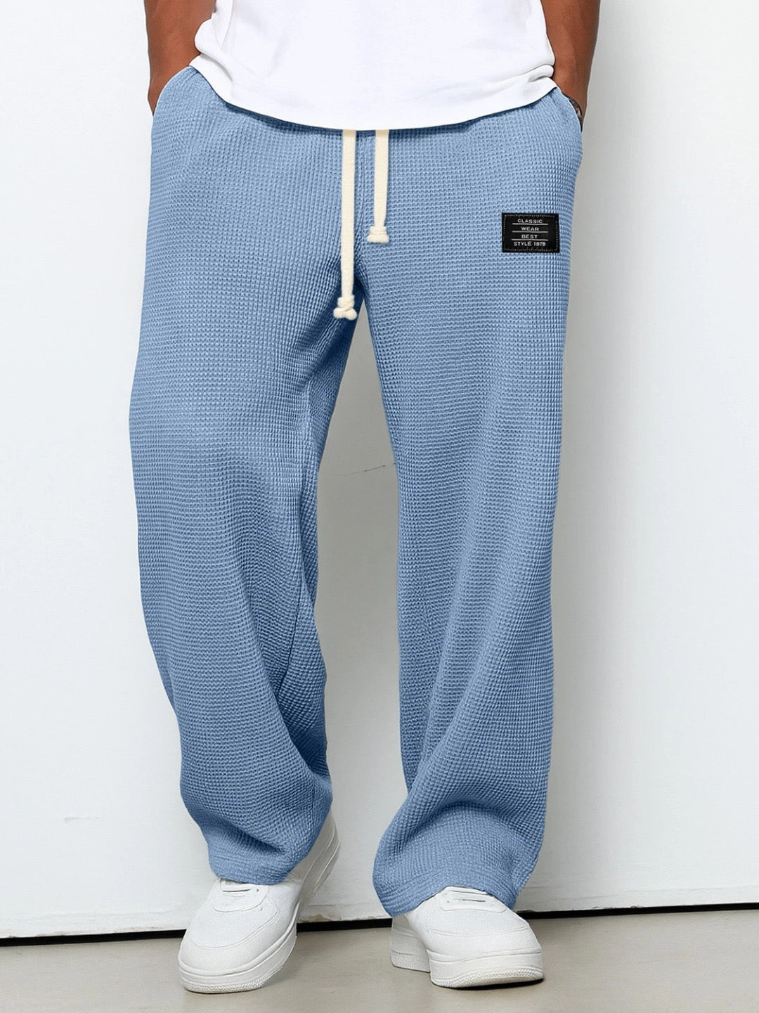 Men's relaxed fit trousers, ideal for comfortable everyday casual wear.