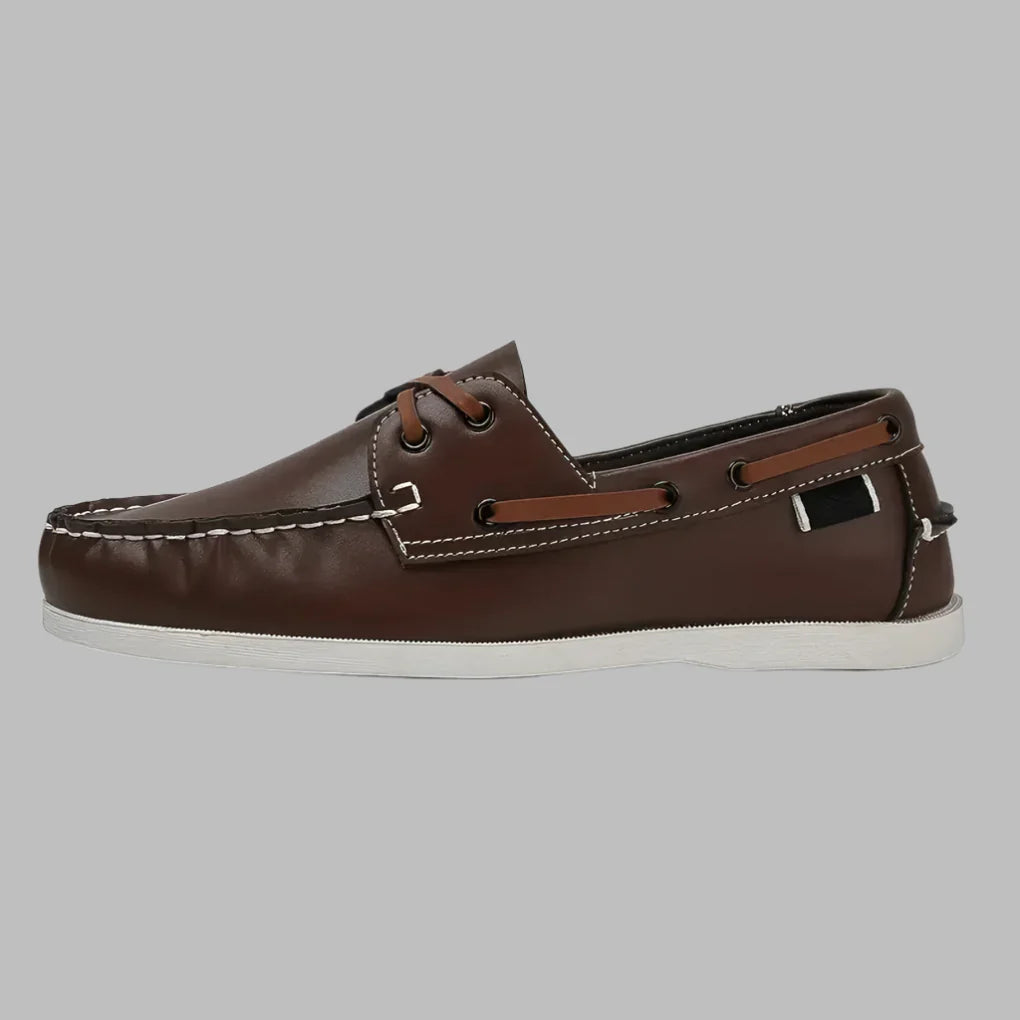 Men's retro vintage lace-up boots, durable & stylish, perfect for autumn/winter everyday wear.