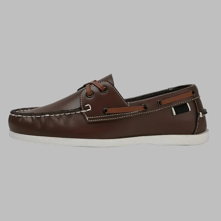 Men's retro vintage lace-up boots, durable & stylish, perfect for autumn/winter everyday wear.