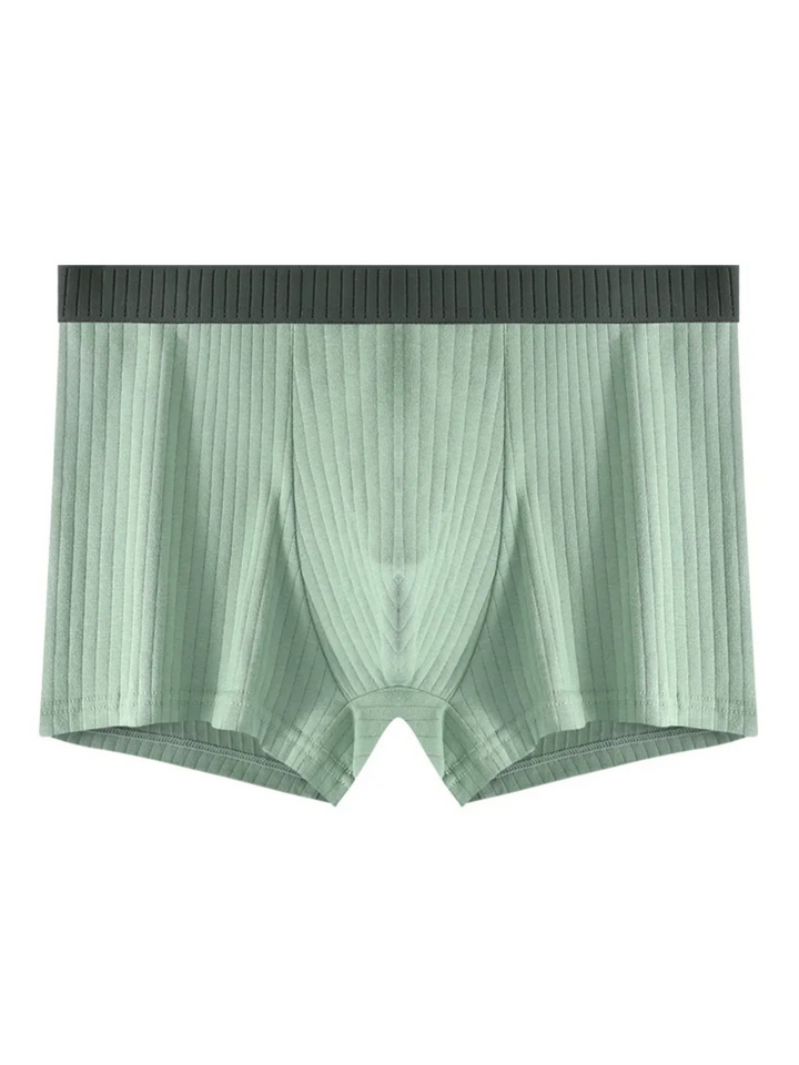 Men's comfort underwear: a multi-pack of ribbed boxer briefs, engineered for moisture-wicking and durable support.