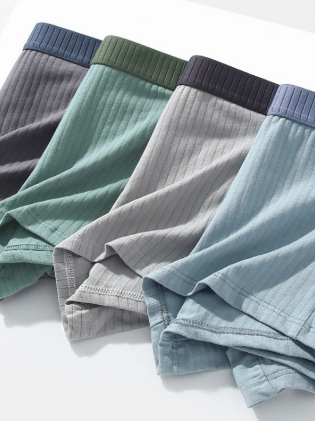 Stylish men's 6-pack boxer briefs, offering moisture-wicking fabric and classic fit for ultimate support.