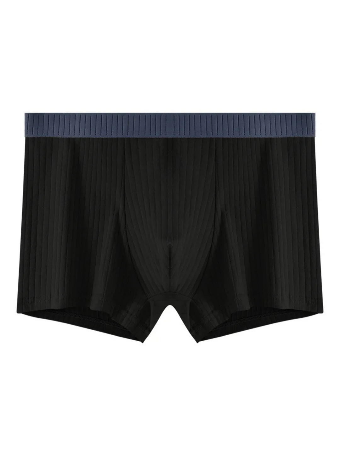 High-quality men's ribbed boxer briefs, 6-pack, providing excellent support and comfort for daily activities.