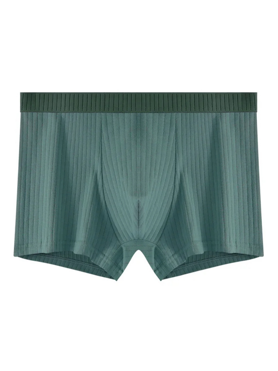 Essential men's underwear: a 6-pack of ribbed boxer briefs with a classic fit for ultimate all-day comfort.