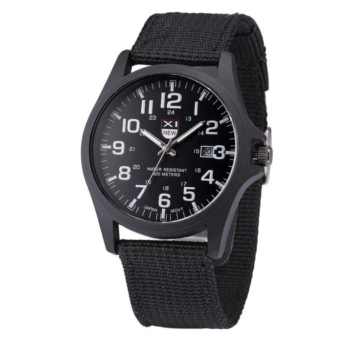 Durable men's outdoor watch for sports, hiking, and daily wear, featuring a water-resistant design.