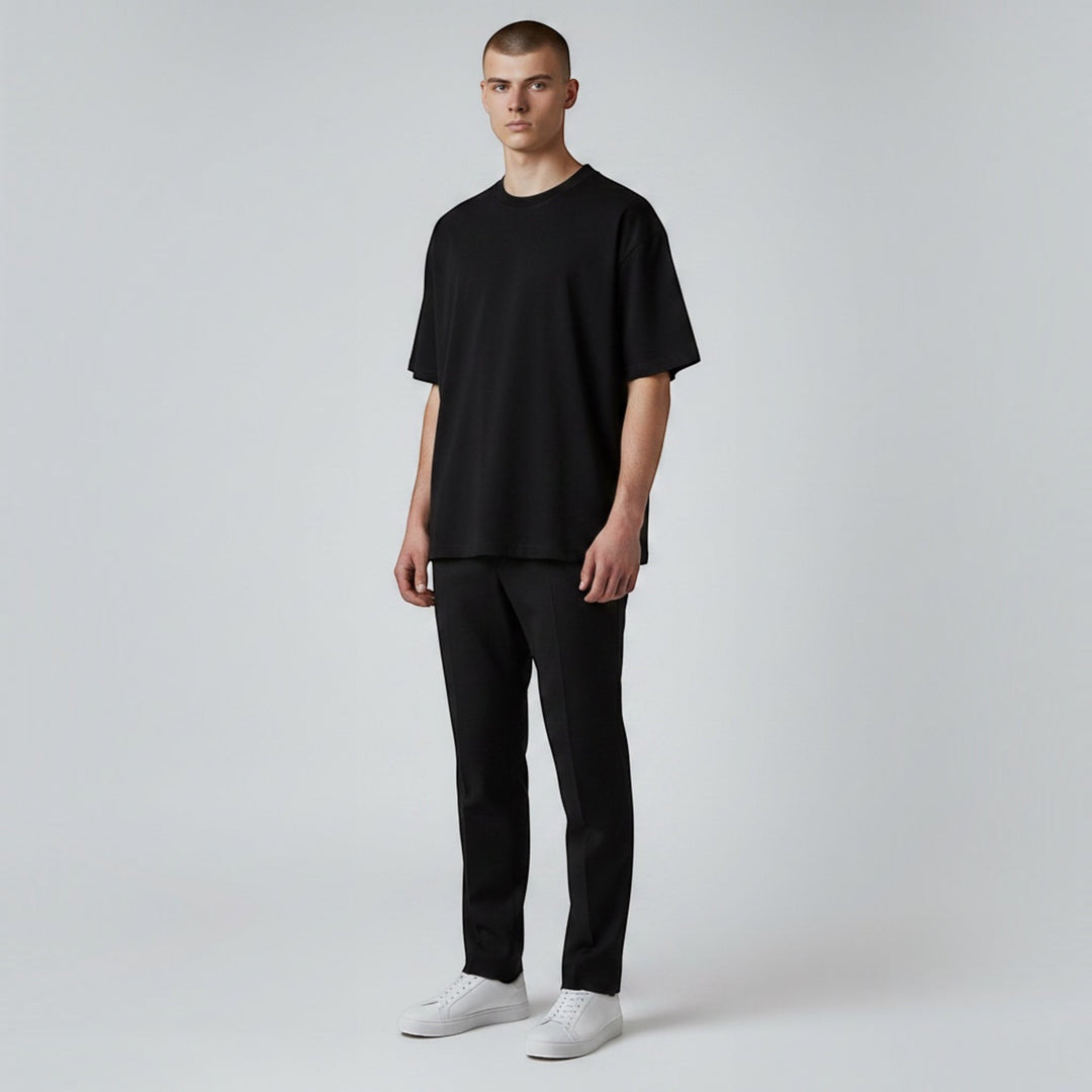 Men's crew neck short sleeve tee, offering everyday comfort & timeless casual style.