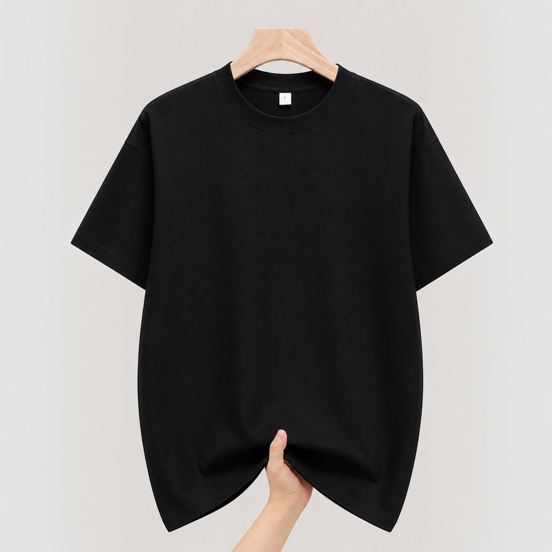 Crew neck men's short sleeve tee, a comfortable and stylish classic for everyday casual wear.