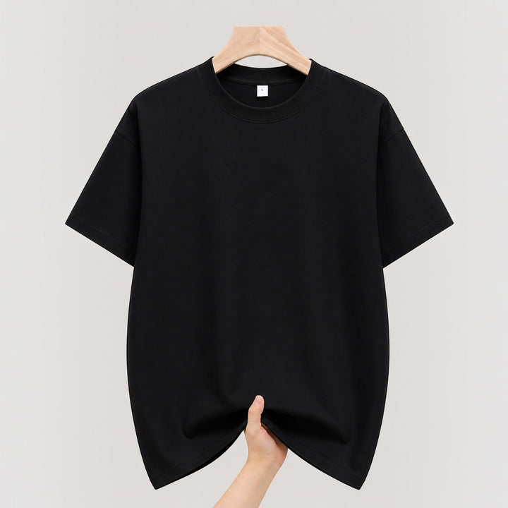 Crew neck men's short sleeve tee, a comfortable and stylish classic for everyday casual wear.